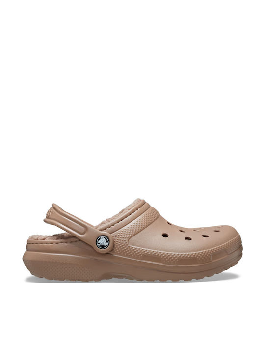 Crocs Classic Lined Clog Γυναικεία Σαμπό με Γού...