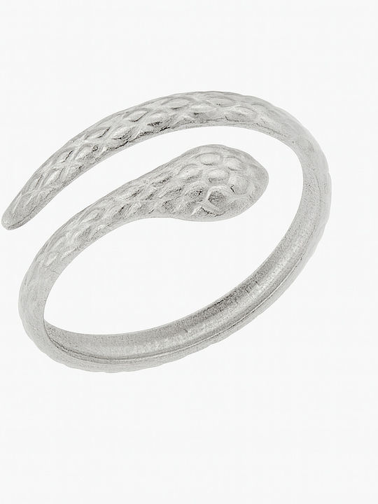Senza Damen Ring mit Steinen aus Stahl