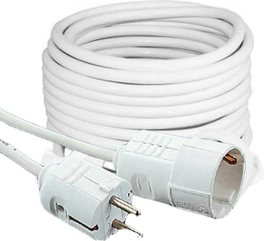 Popp mit Kabel 15m Durchmesser 3 x 1mm² Weiß