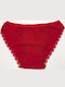 Women's Slip with Lace Burgundy