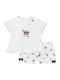Kids' Set with Shorts Summer 2pcs White