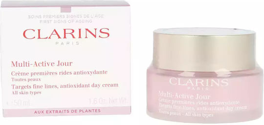 Clarins Multi-Active Jour Cremă De Față De Zi Pentru Hidratare Și Anti-îmbătrânire 50ml
