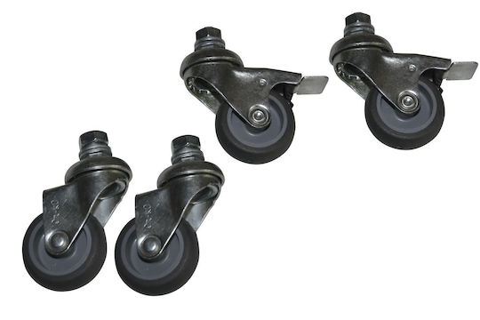 Lanview Set Roți Dulap Tip Perete M10 Pin 1 Set = 4 Bucăți Rax111