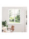 vidaXL Shade Blind Aluminum in White Color L100xH130cm