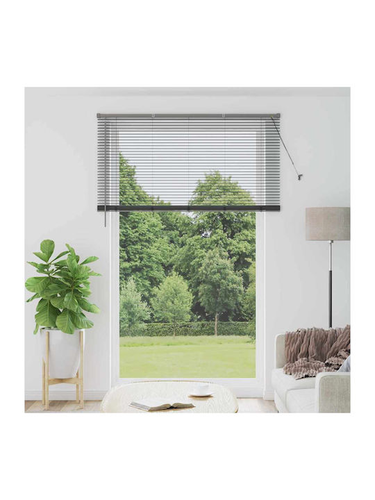 vidaXL Shade Blind Aluminum in Gray Color L150x...