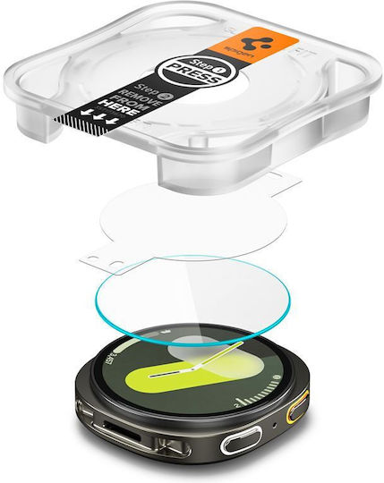 Spigen EZ Fit Gehärtetes Glas für die Samsung Galaxy Watch 8/9 44mm 2Stk AGL09876