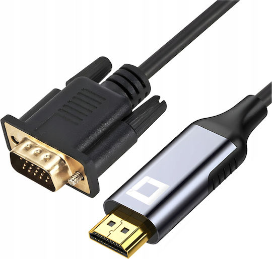 Co2 Vga To Hdmi Cable Adapter Converter Full Hd 1080p 60hz 1m