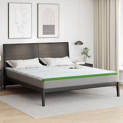 vidaXL Ανώστρωμα King Size Polyester 180x200x6εκ.