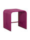 Stool For Living Room Metallic Intrepid Purple 40x38x42cm