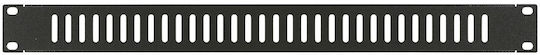 Lanview Ventilated 1u 19" Blanking Panel Black Rab200bl