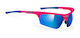 Rudy Project Cycling Glasses with Fuchsia Frame & Multicolour Lenses