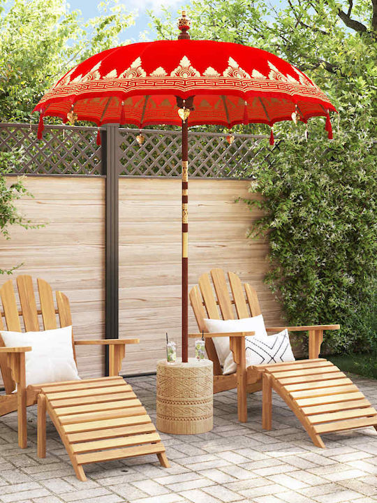 Garten- und Terrassen-Sonnenschirm Rundschreibe...