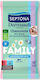 Septona Family Dermosoft Μωρομάντηλα χωρίς Οινόπνευμα & Parabens 12τμχ