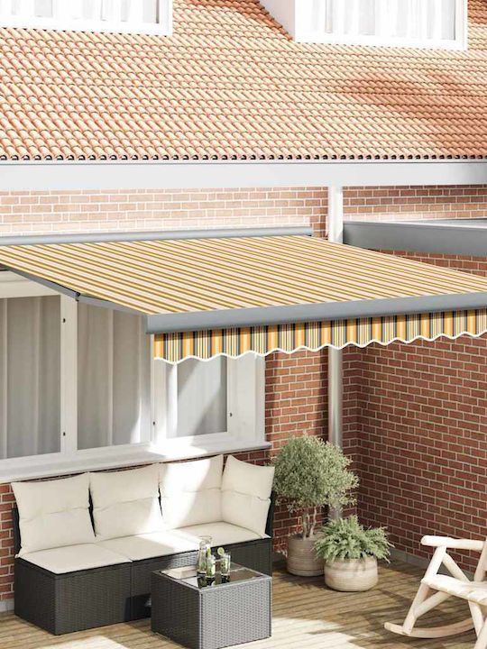 vidaXL Cort Terasă Multicolor x2.5m