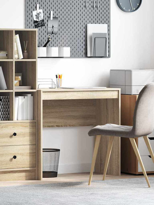 Desk Wooden Sonoma Oak 80x40x76cm