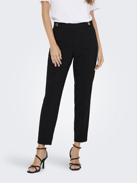 Only Women's Fabric Trousers Black