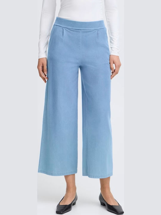Damen Stoffhose Hellblau