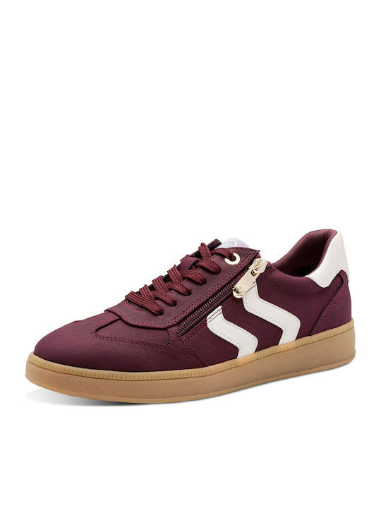 Marco Tozzi Damen Sneakers Bordeaux