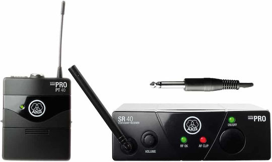 AKG WMS 40 Mini Vocal Instrument Set Set Drahtlos Δυναμικό Mikrofon Handgemacht für Gesang