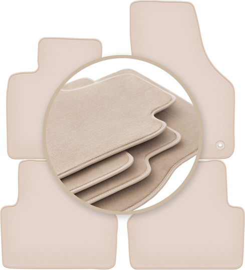 Premium Beige Car Mats Audi Q3 I 8u Suv 2011-2018