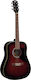 Eko Akustisch Gitarre Ranger Sunburst / Rot / R...