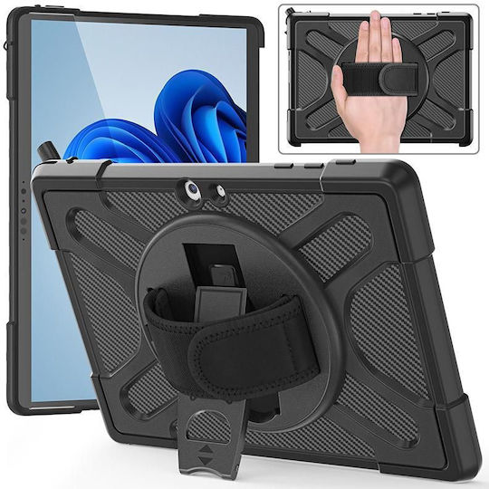 eSTUFF Back Cover Μαύρη (Microsoft Surface Go 4, Go 3, Go 2)