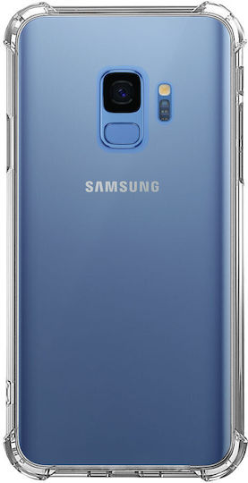 Samsung S9 Shockproof Transparent Silicone Anti-Drop Corners Plastic Back Cover Ishield Clear