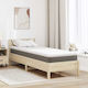 vidaXL Matratzentopper Einzel Polyester 70x200x6cm