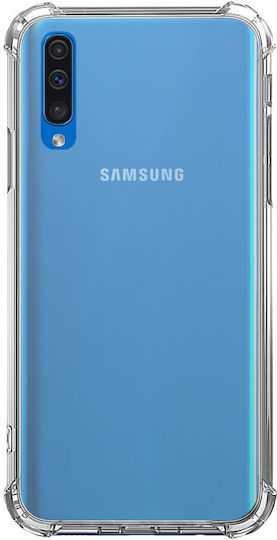 Прозрачен Силиконов Удароустойчив Калъф За Samsung A50s Съвместим Мобилен Пластмасова Задна Корица Ishield