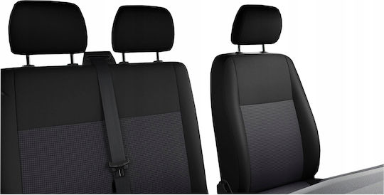 VW Transporter T6 2015-2022 Seat Covers 6-Person Crew Cab
