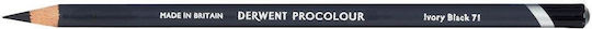 Derwent Μολύβι Procolour 71 Ivory Black
