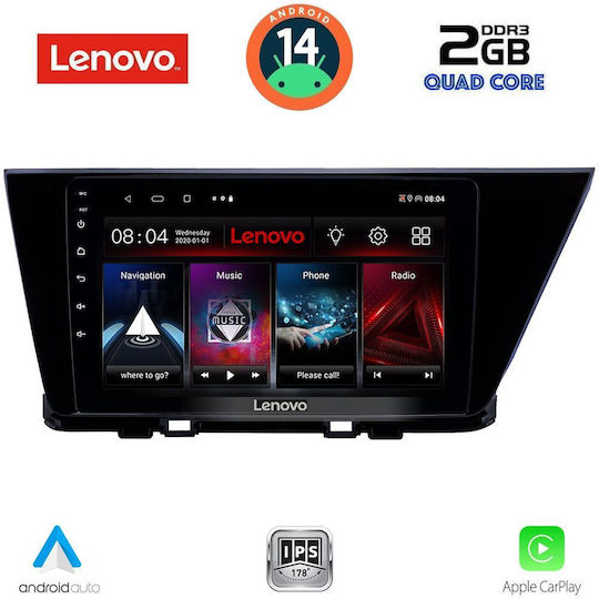 Lenovo Car Audio System for Kia Niro 2017-2021 (Bluetooth/USB/WiFi/GPS/Apple-Carplay/Android-Auto) with Touch Screen 9"