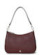 Leather Women's Bag Shoulder Burgundy