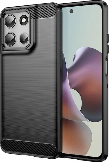 Techsuit Bumper Silicone / Plastic Black (Motorola Moto G56)