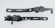 Kawasaki Set of Motorcycle Brake/Clutch Levers Flexible Adjustable for Kawasaki Ninja 400 Black NINJA425
