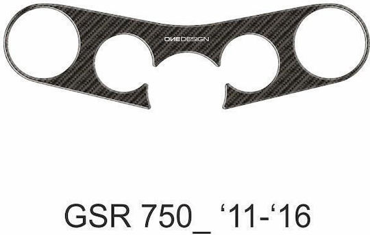 Стикер За Предна Пластина Yoke Protector Gsr 750 11-16 Ppss3p Print