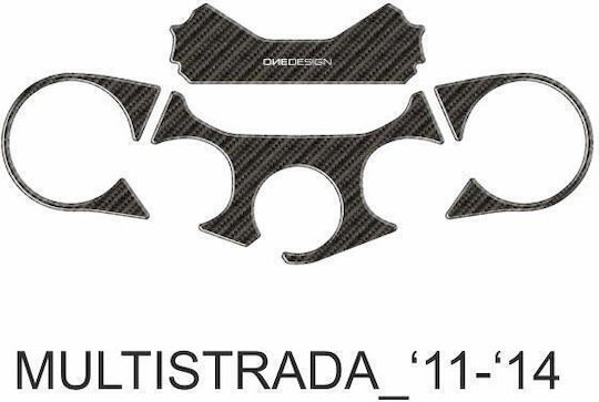 Αυτοκολλητο Τιμονοπλακας Yoke Protector Ppsd13p Ducati Multistrada 11-14 Print
