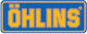 Öhlins Sticker Öhlins Yellow Blue Length 74 mm x Width 28 mm