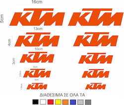 Ktm Aufkleber 10er Pack Verschiedene Farben St-587 Ktm Aufkleber 10er Pack Verschiedene Farben St-587