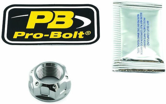 Pro Bolt Rear Wheel Axle Nut M24x1.5 Titanium Tinut24150002z2 Bmw S 1000 Rr Abs 10-24 Yamaha Yzf-r6 600 99-20 Unpainted