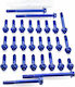 Κιτ Βιδες Εξαγωνες Aluminium Engine Kit Race Spec Esu089hxrb Blue Pro Bolt