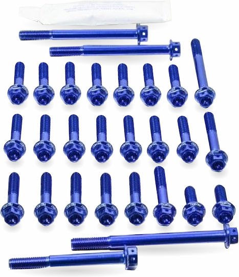 Κιτ Βιδες Εξαγωνες Aluminium Engine Kit Race Spec Esu089hxrb Blue Pro Bolt