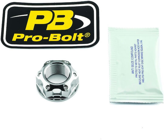 Pro Bolt Rear Wheel Axle Nut M18x1.5 Steel Lssnut18150001z2 Yamaha Xsr 700 Abs 16-22 Kawasaki Zxr 400 91-99 Unpainted