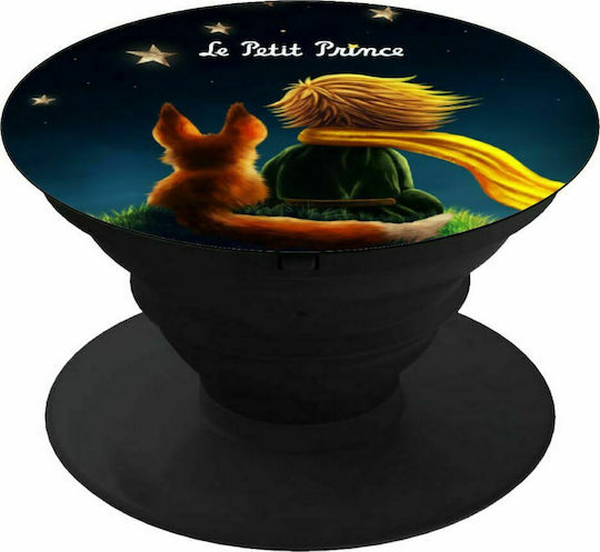 The Little Prince Pop Socket Black Mobile Hand Grip Stand