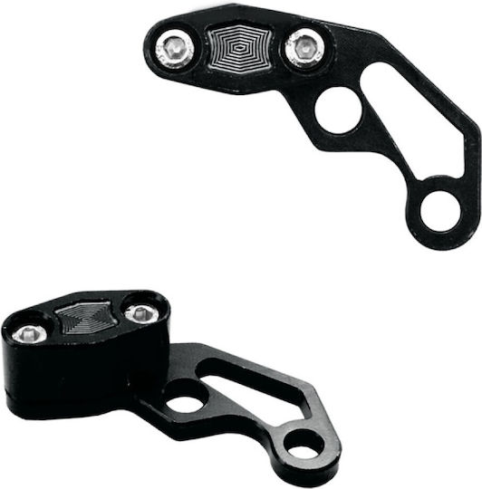 Clamp – Motorcycle Brake Hose Guide Low – High Pressure Xm-w14119-1 Black