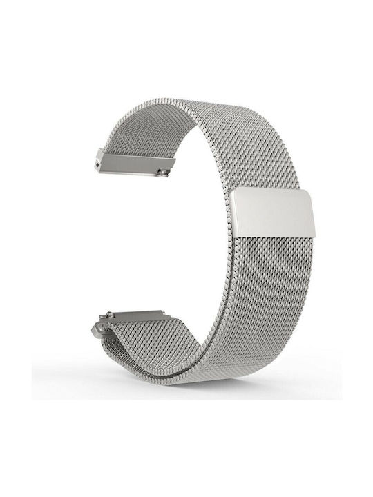 Λουράκι Ανοξείδωτο Ατσάλι Ασημί (Amazfit GTS 2 / GTS 2 Mini / GTS 2e)