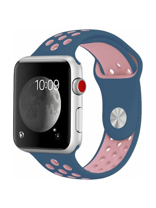 Armband Silikon mit Pin Mehrfarbig (Apple Watch 38/40/41/42mm)