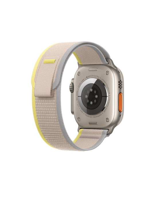 Λουράκι Υφασμάτινο Κίτρινο (Apple Watch 44/45/46mm/Ultra 49mm)