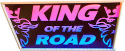 Decorative Sign King Road Two Led Lights 24v Scania