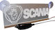 Decorative Laser Engraved Red Led 24v Cabin Sign Scania 250mm90mm6mm Cable 15m Plug Lighter Socket